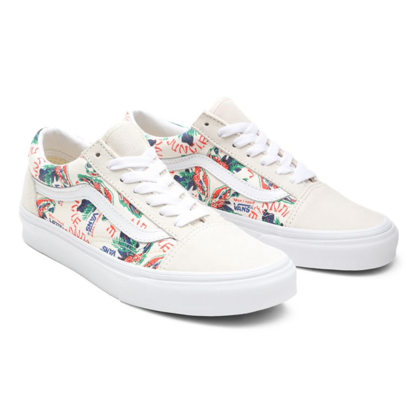 Vans Spring Daze Old Skool παπούτσια ασπρα | VN192X5QH15