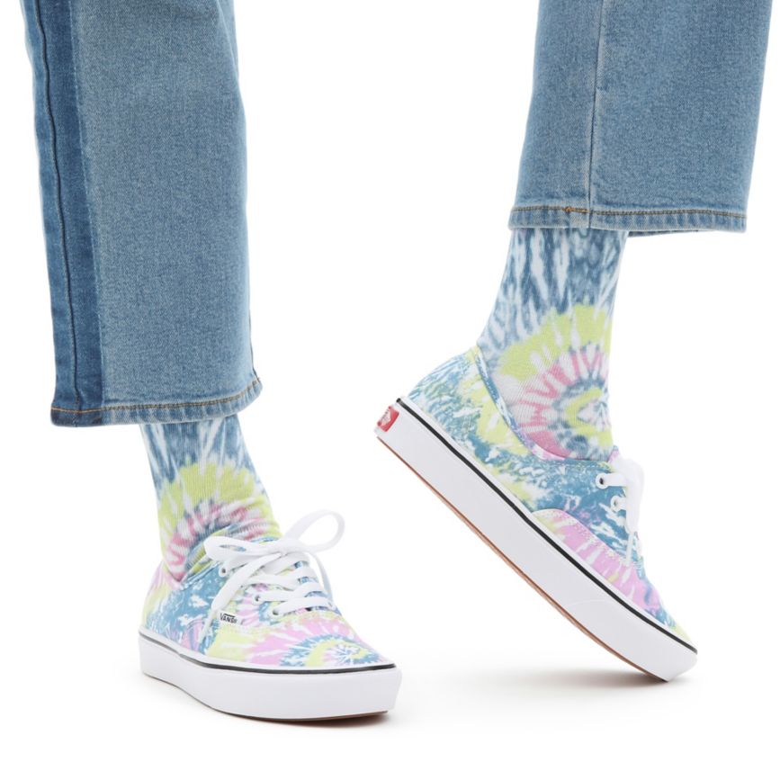 Vans Tie Dye ComfyCush Authentic παπούτσια Πολύχρωμο | VN994D4BE69