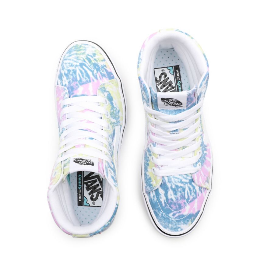 Vans Tie-Dye ComfyCush SK8-Hi παπούτσια Πολύχρωμο | VN028R4CL18