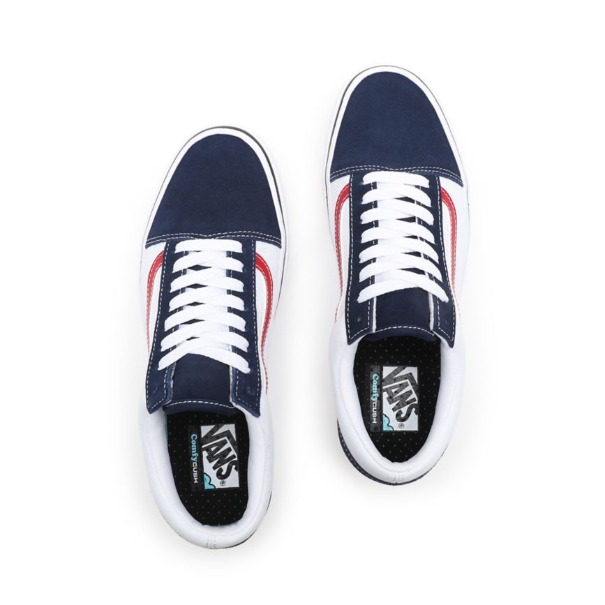 Vans Tri-Tone ComfyCush Old Skool παπούτσια σκουρο μπλε | VN857H4OR05