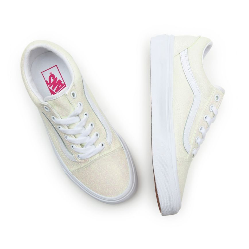 Vans UV Glitter Old Skool παπούτσια ασπρα | VN232P5WQ97