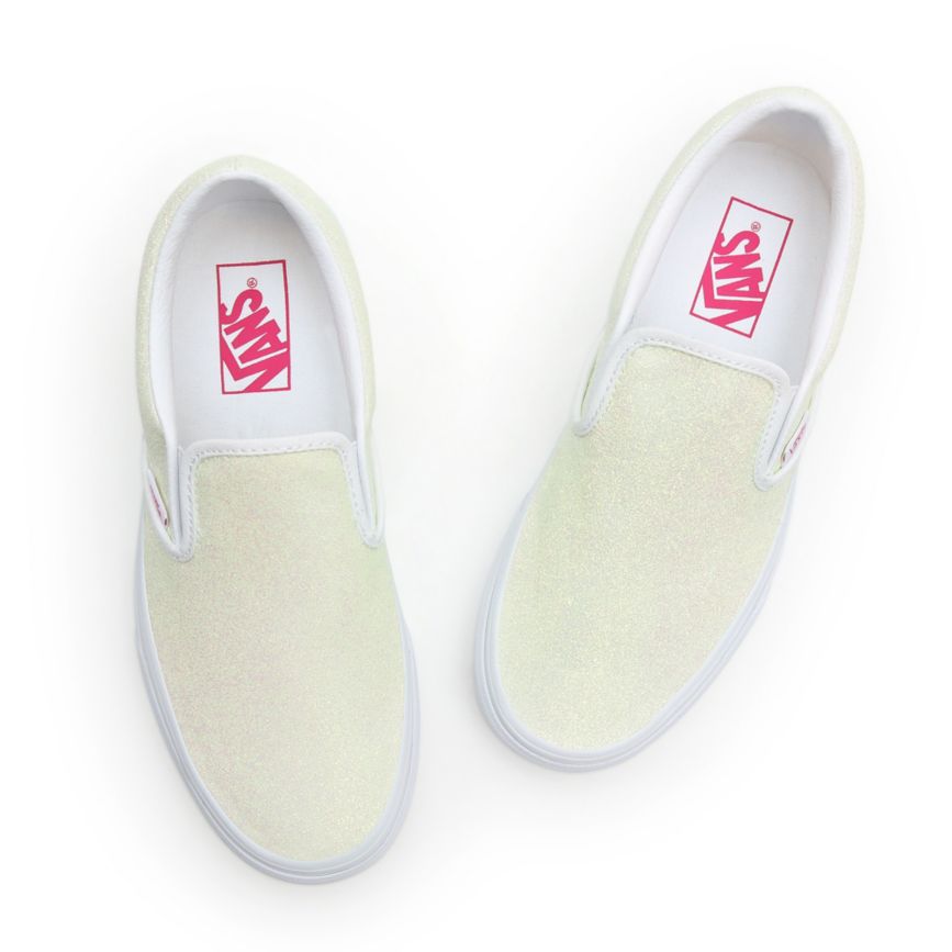 Vans UV Glitter κλασικα Slip-On παπούτσια ασπρα | VN398F0PD08