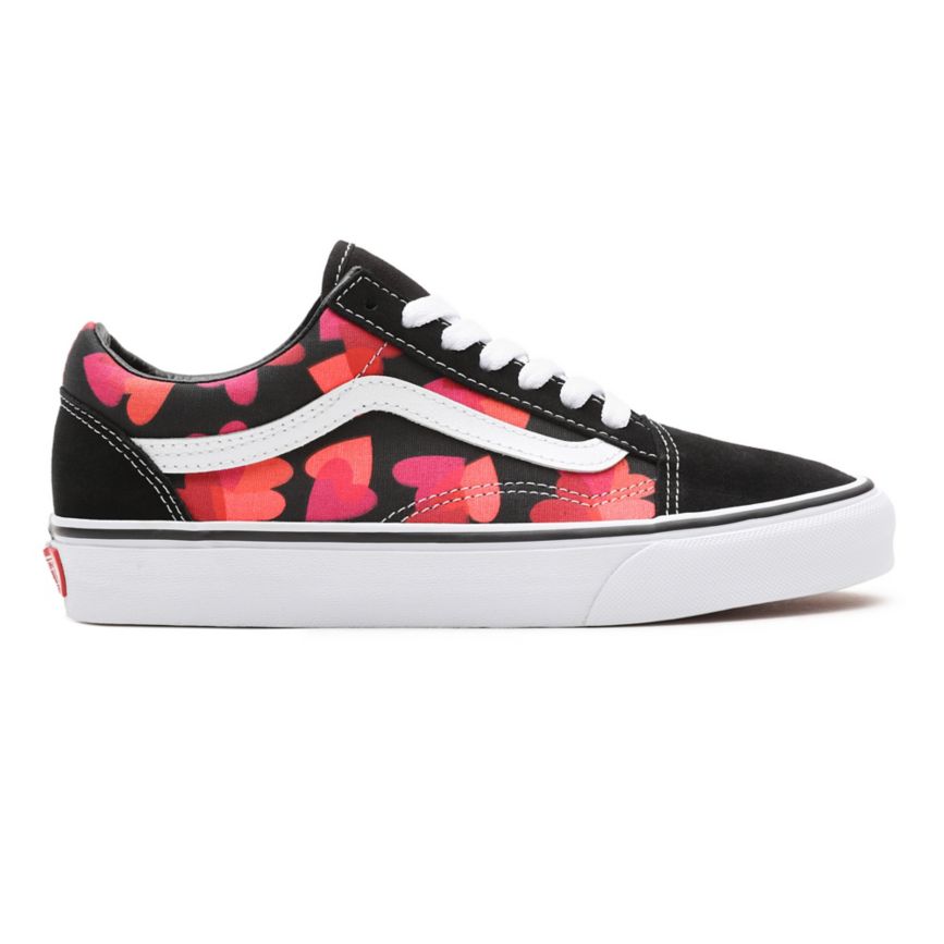 Vans Valentines Hearts Old Skool παπούτσια μαυρα | VN076T9QA17