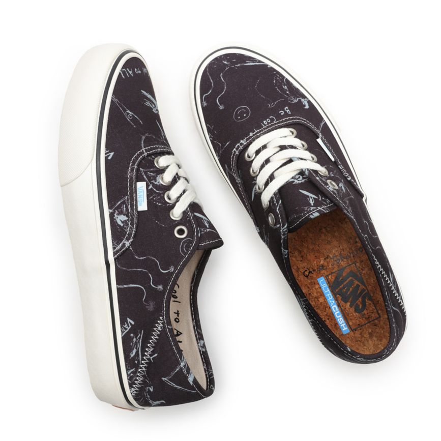 Vans X Chris Johanson Authentic SF παπούτσια μαυρα | VN911M7QH81