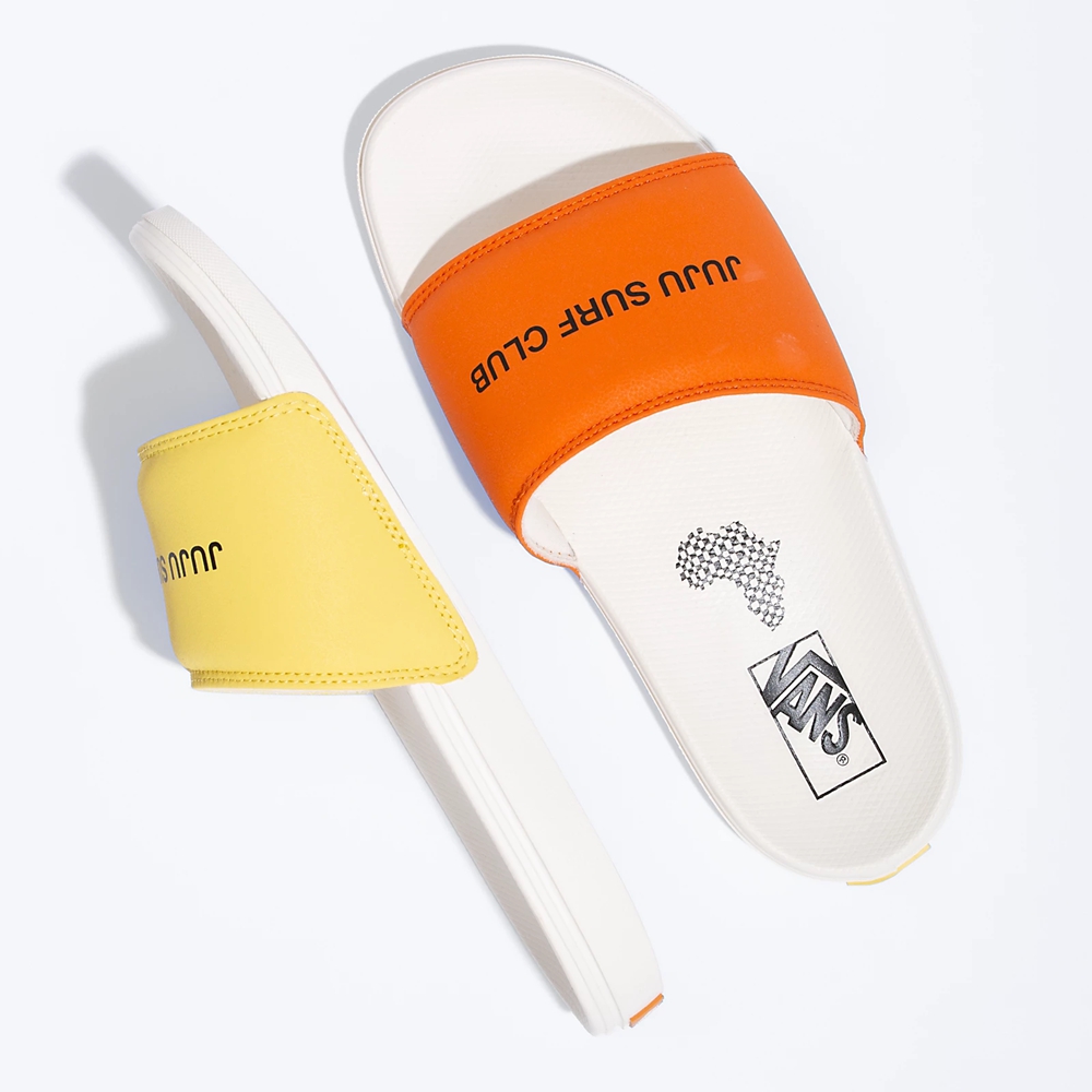 Vans X Juju Surf Club La Costa παντοφλεσ-on ασπρα | VN419X8UQ66