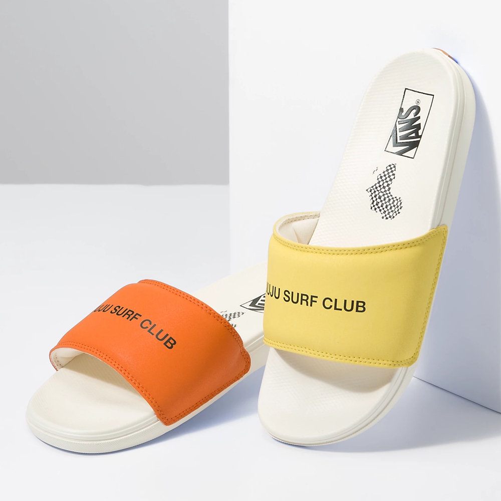 Vans X Juju Surf Club La Costa παντοφλεσ-on ασπρα | VN419X8UQ66
