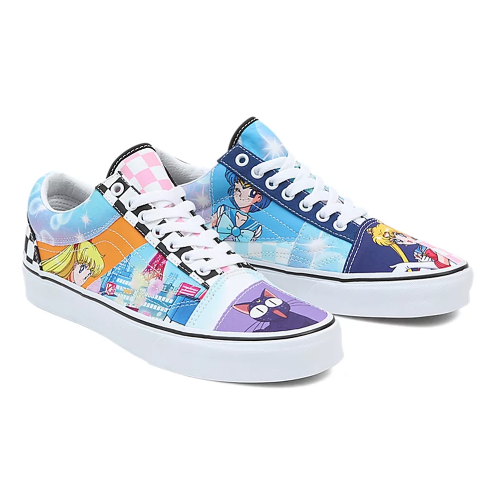 Vans X Pretty Guardian Sailor Moon Old Skool Patchwork παπούτσια Πολύχρωμο | VN696G9ZM31