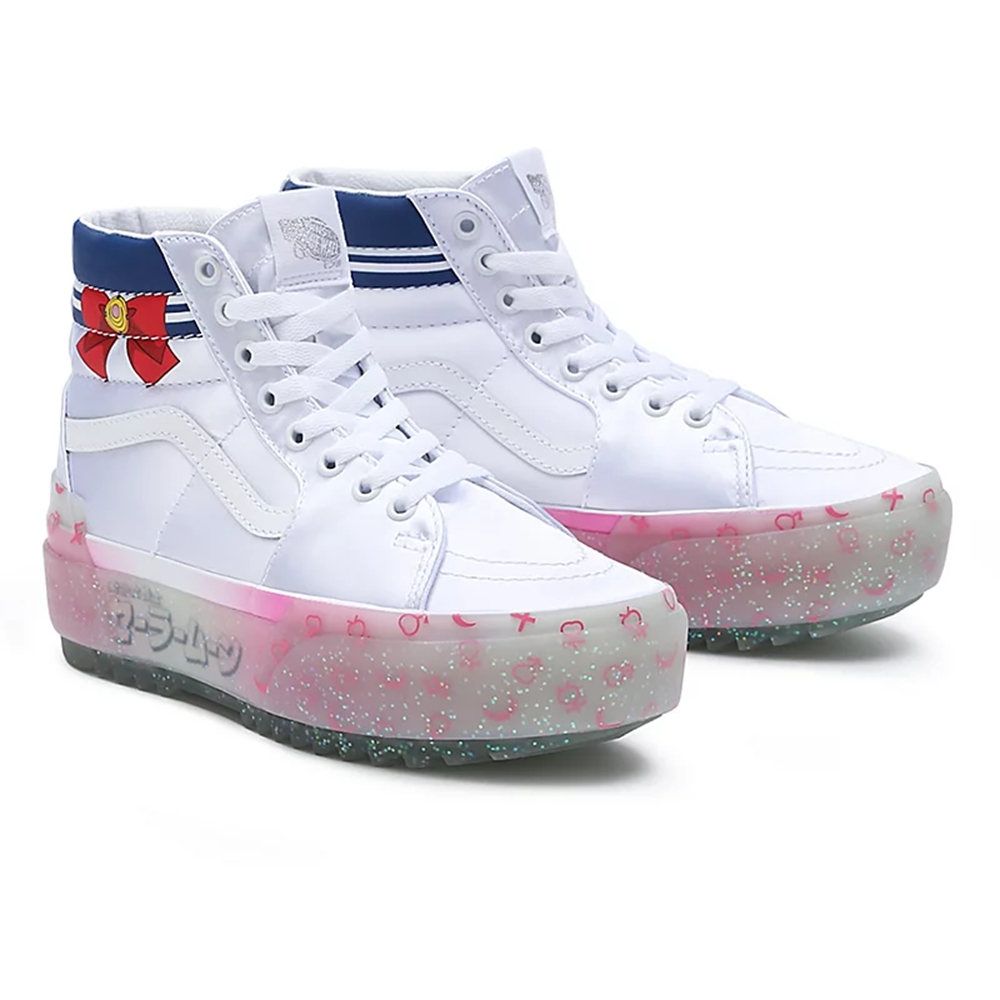 Vans X Pretty Guardian Sailor Moon Sk8-hi Stacked παπούτσια ασπρα | VN304O2JO95