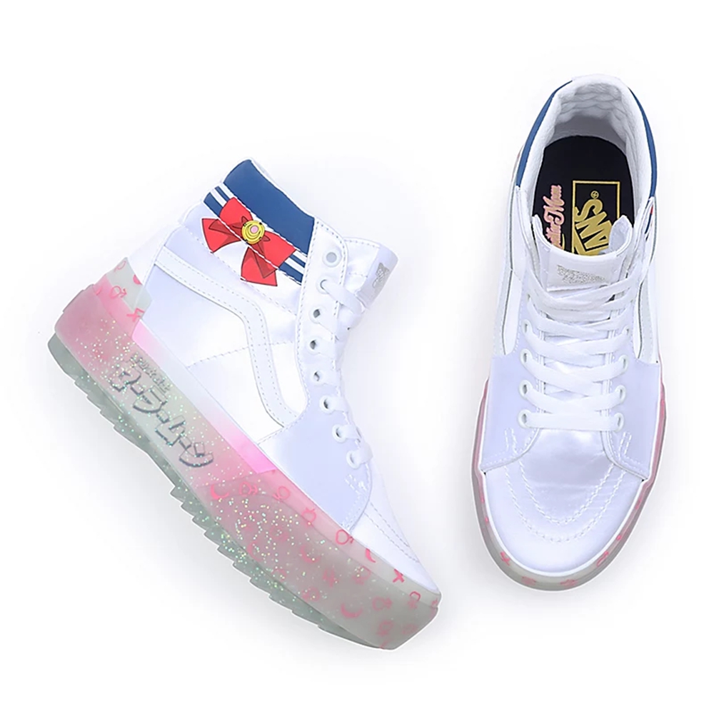 Vans X Pretty Guardian Sailor Moon Sk8-hi Stacked παπούτσια ασπρα | VN304O2JO95