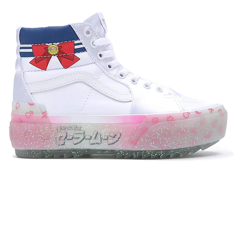 Vans X Pretty Guardian Sailor Moon Sk8-hi Stacked παπούτσια ασπρα | VN304O2JO95