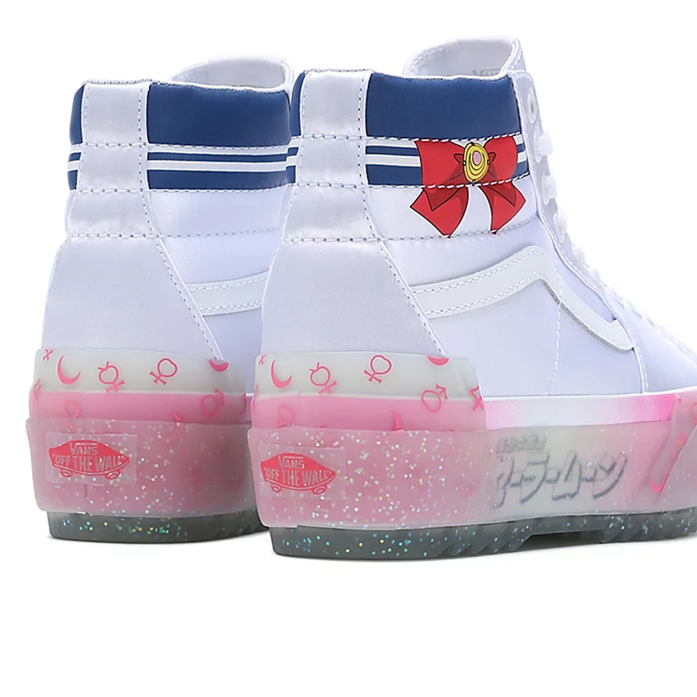 Vans X Pretty Guardian Sailor Moon Sk8-hi Stacked παπούτσια ασπρα | VN304O2JO95