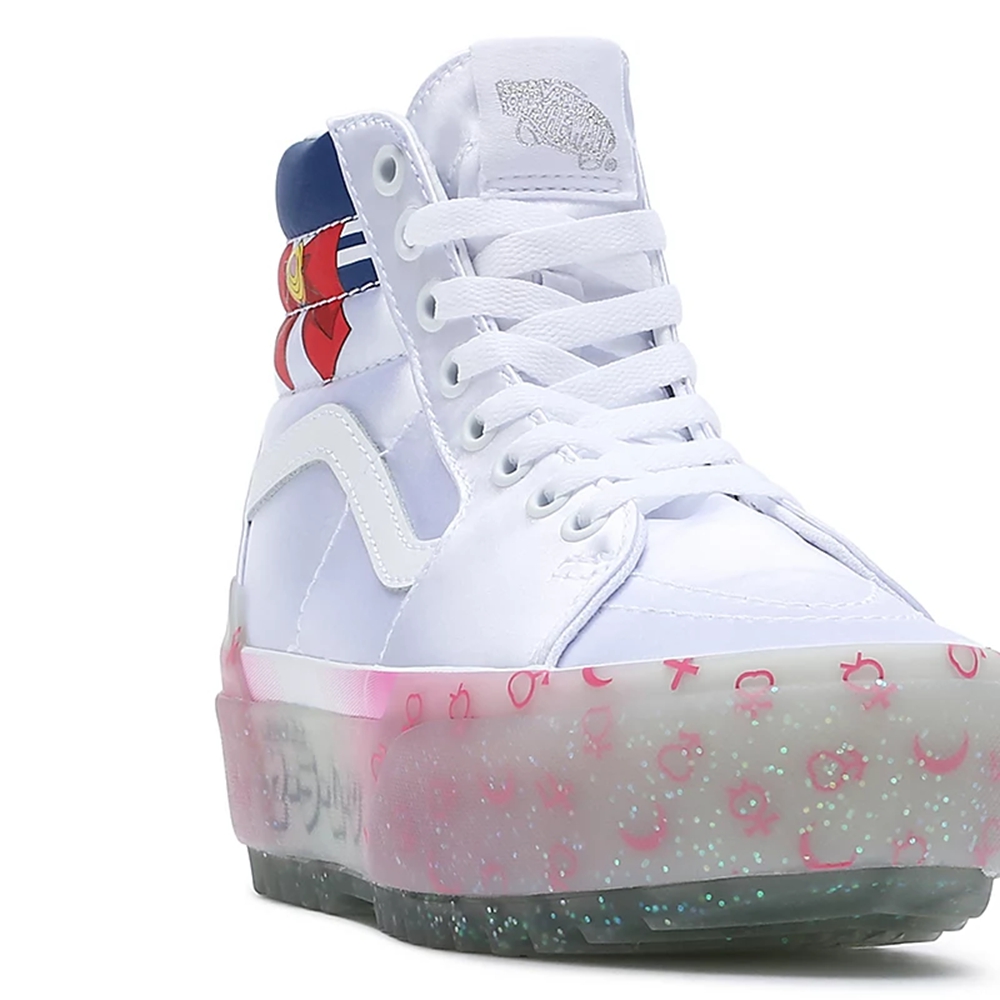 Vans X Pretty Guardian Sailor Moon Sk8-hi Stacked παπούτσια ασπρα | VN304O2JO95