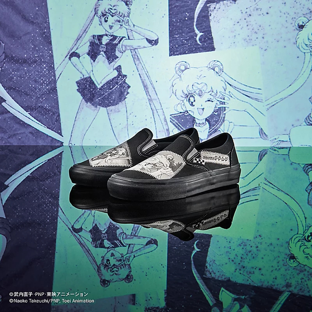 Vans X Pretty Guardian Sailor Moon Skate Slip-on παπούτσια μαυρα | VN145P0LD37
