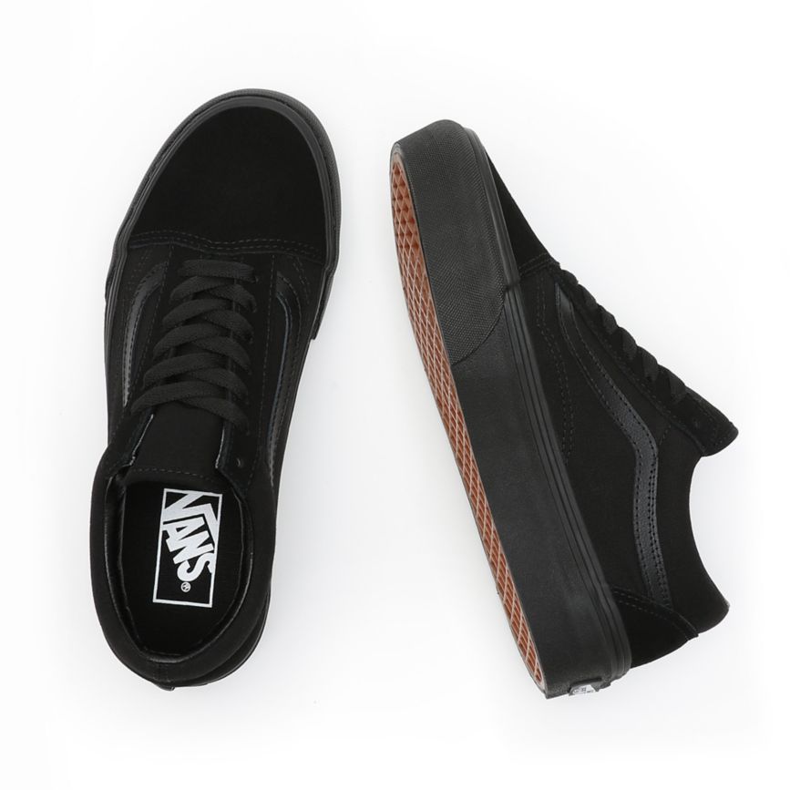 Vans flatforms Old Skool παπούτσια μαυρα | VN094M1ZY71