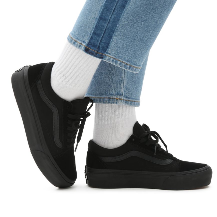 Vans flatforms Old Skool παπούτσια μαυρα | VN094M1ZY71