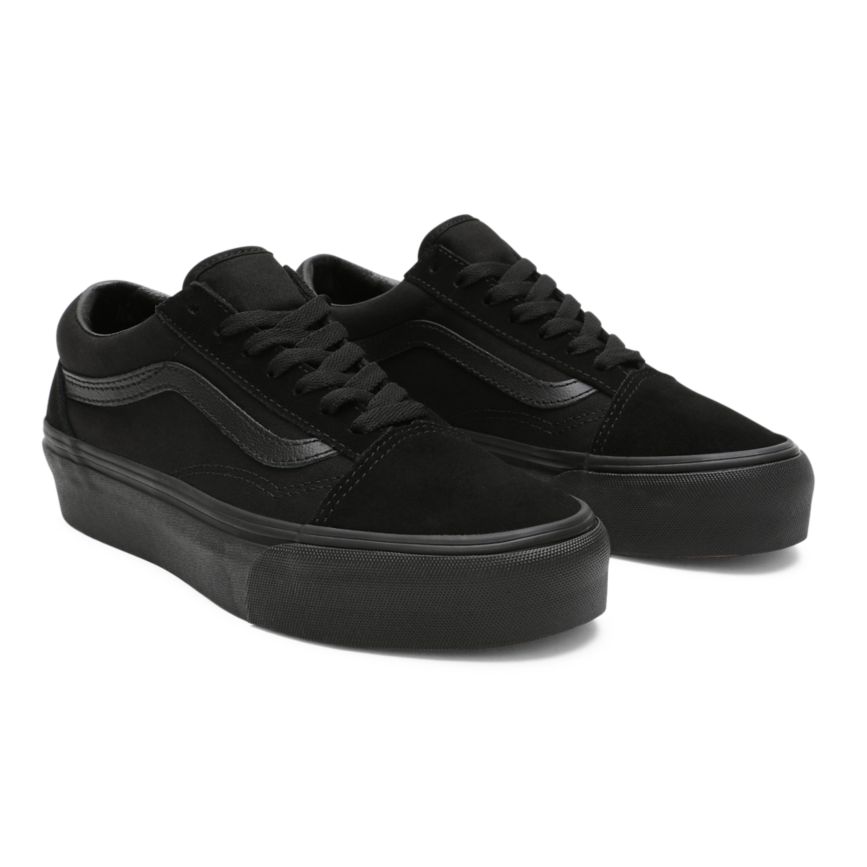 Vans flatforms Old Skool παπούτσια μαυρα | VN094M1ZY71
