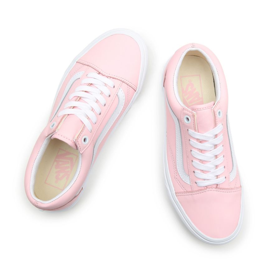 Vans δερματινα Old Skool παπούτσια ασπρα | VN111A1QZ48