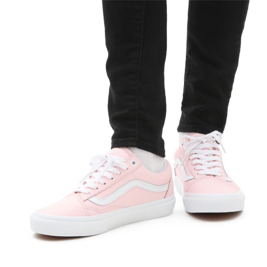 Vans δερματινα Old Skool παπούτσια ασπρα | VN111A1QZ48