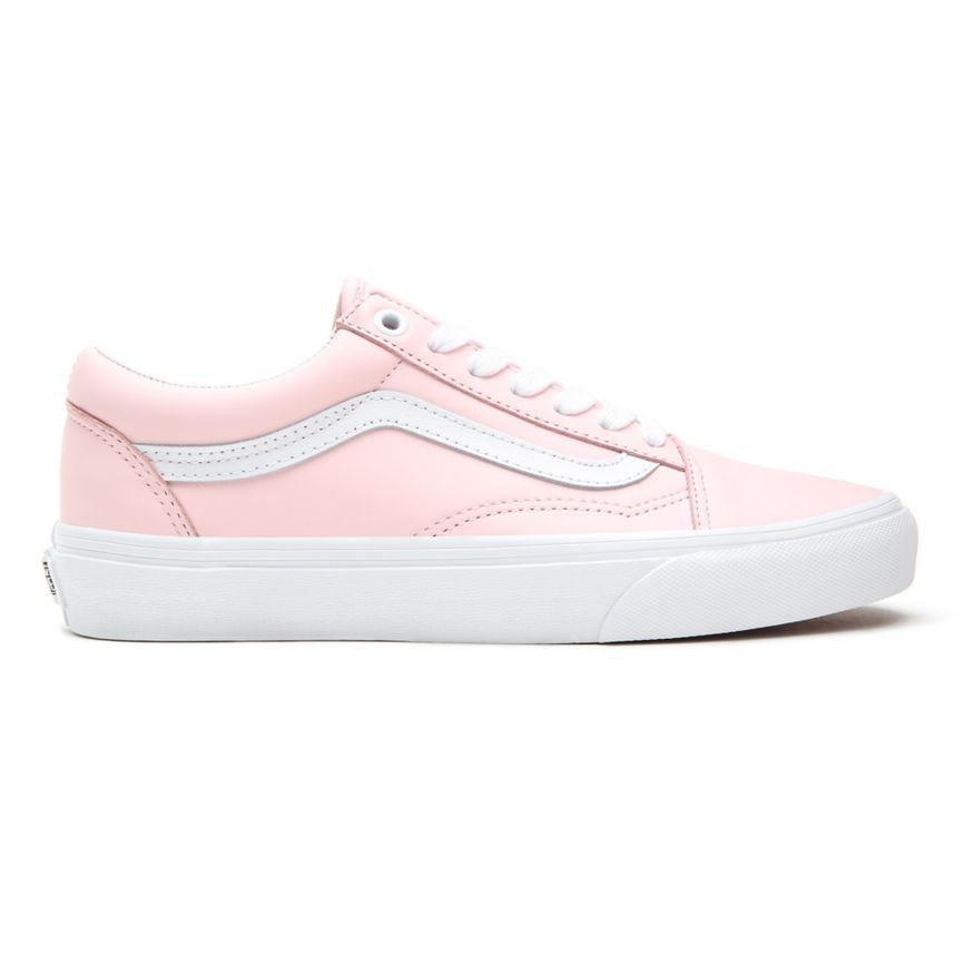 Vans δερματινα Old Skool παπούτσια ασπρα | VN111A1QZ48
