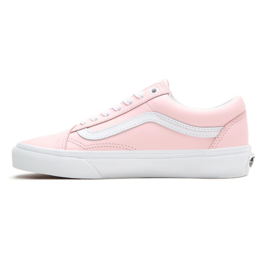 Vans δερματινα Old Skool παπούτσια ασπρα | VN111A1QZ48