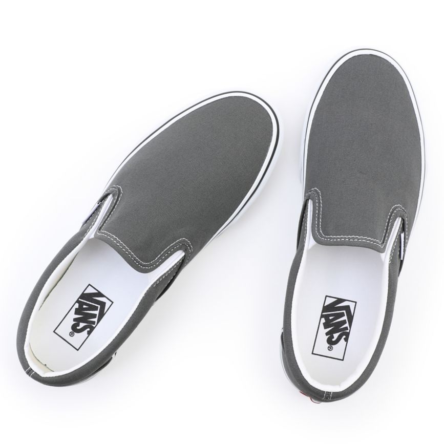Vans καμβα κλασικα Slip-On παπούτσια βαθυ γκρι | VN096Q9XW24