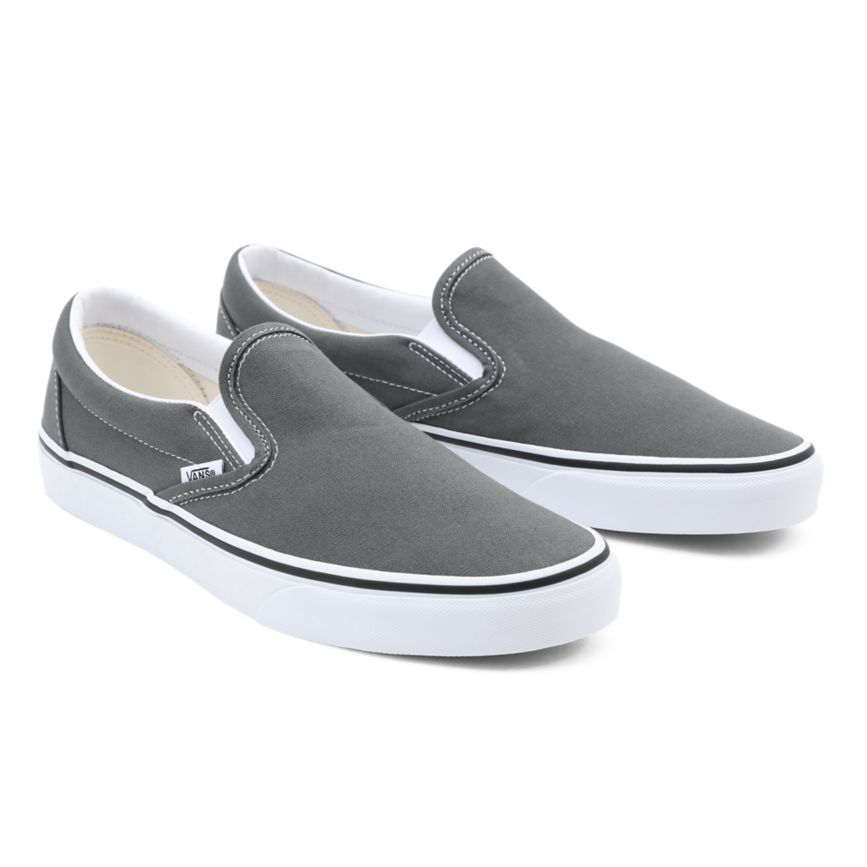 Vans καμβα κλασικα Slip-On παπούτσια βαθυ γκρι | VN096Q9XW24