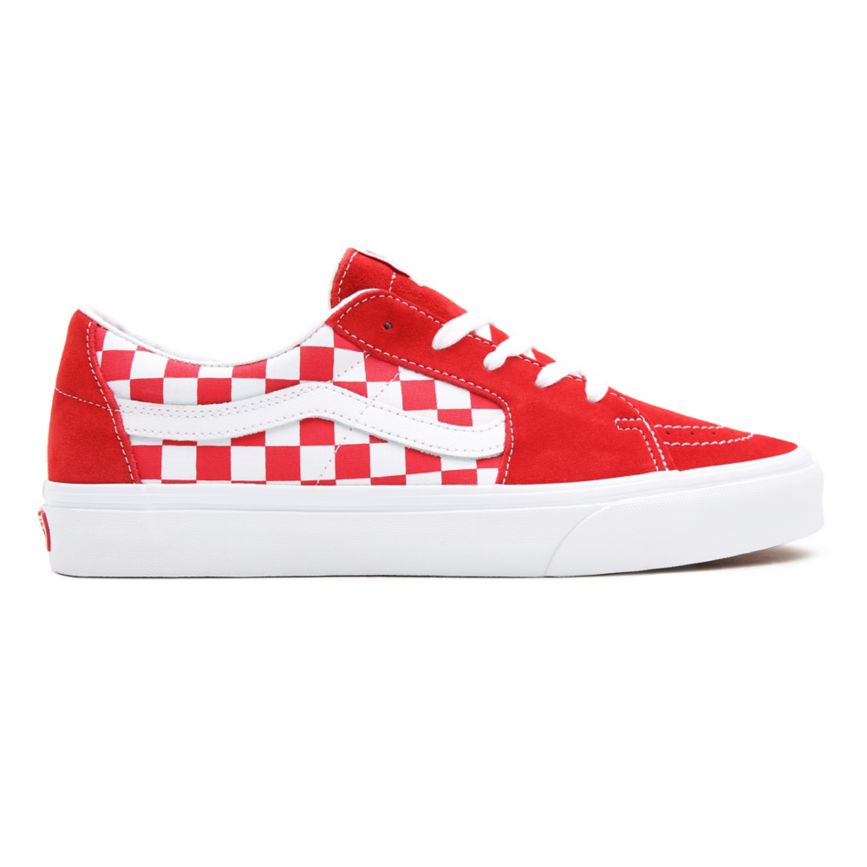 Vans καμβα σουετ SK8-Low παπούτσια κοκκινα | VN032L2BV39