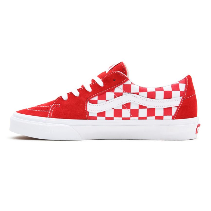 Vans καμβα σουετ SK8-Low παπούτσια κοκκινα | VN032L2BV39