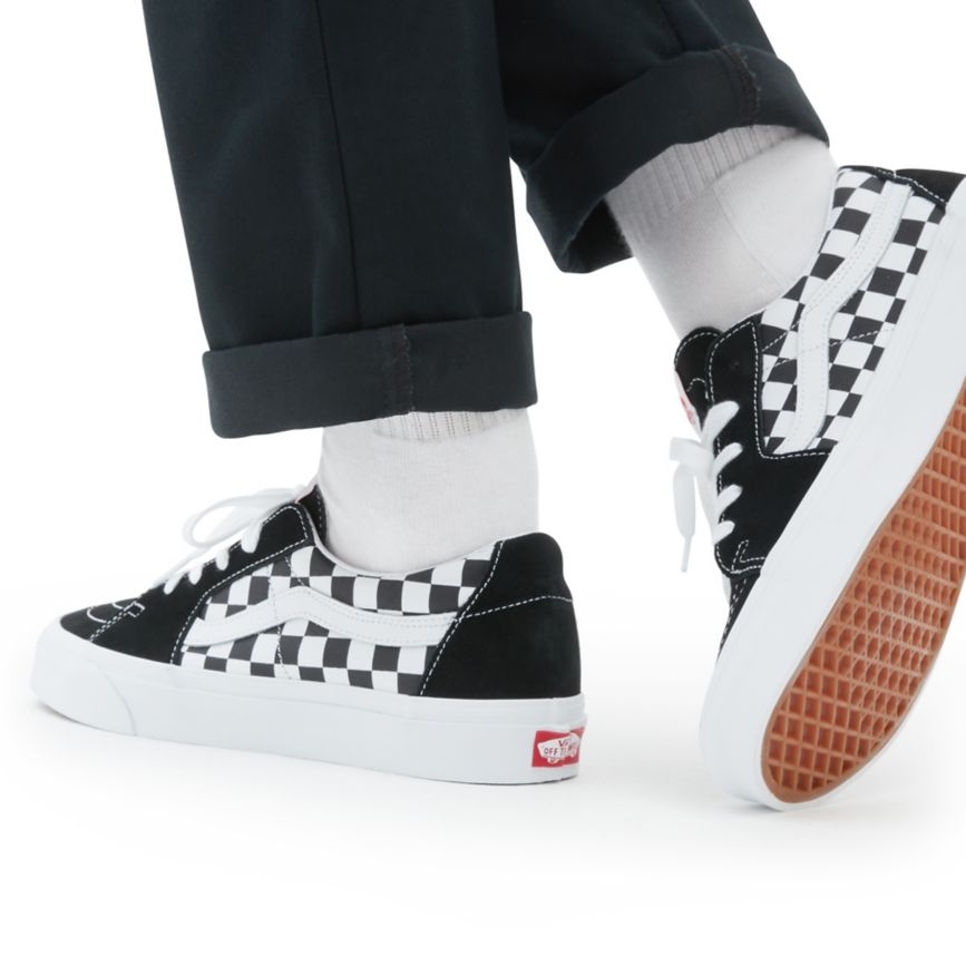 Vans καμβα σουετ SK8-Low παπούτσια μαυρα | VN185V4RC93