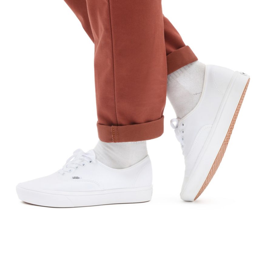 Vans κλασικα ComfyCush Authentic παπούτσια ασπρα | VN304A0TN87