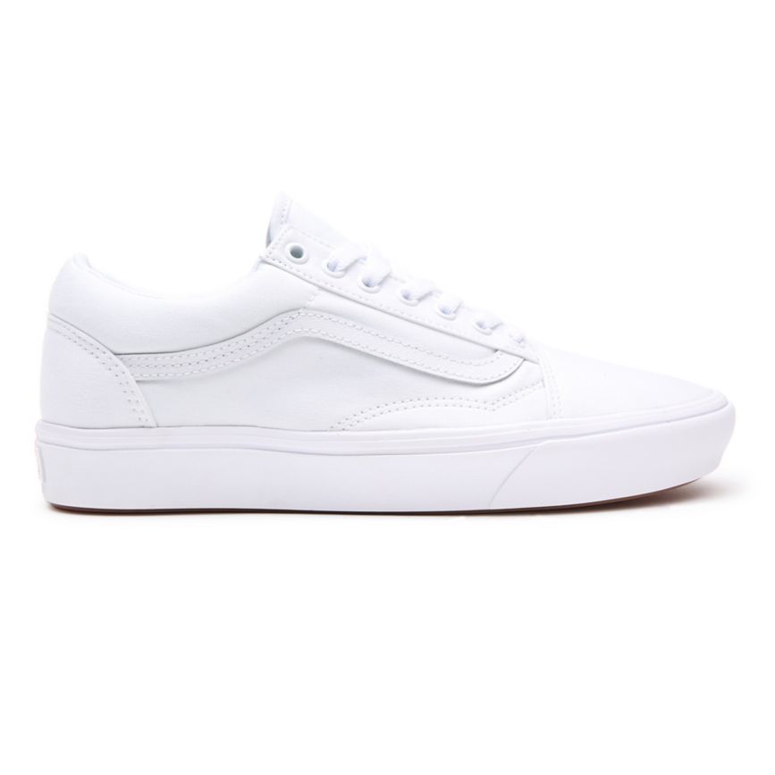 Vans κλασικα ComfyCush Old Skool παπούτσια ασπρα | VN209K9ZL95