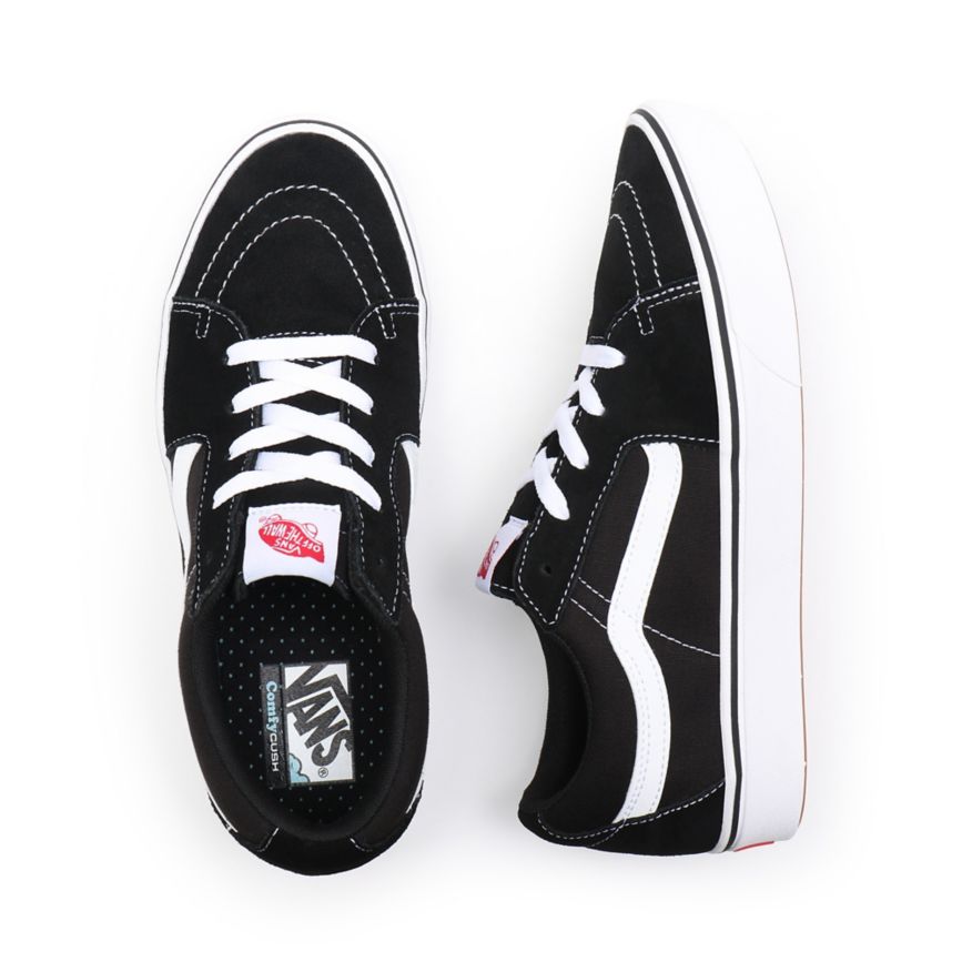Vans κλασικα ComfyCush Sk8-Low παπούτσια μαυρα | VN912J5ZG27