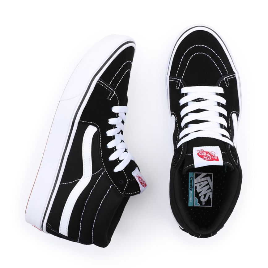 Vans κλασικα ComfyCush Sk8-Mid παπούτσια μαυρα | VN027M8NS14
