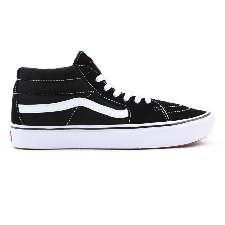 Vans κλασικα ComfyCush Sk8-Mid παπούτσια μαυρα | VN027M8NS14