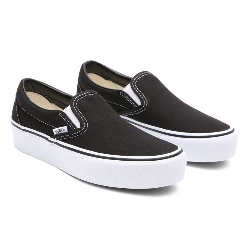 Vans κλασικα Slip-On flatforms παπούτσια μαυρα | VN622U9LS97