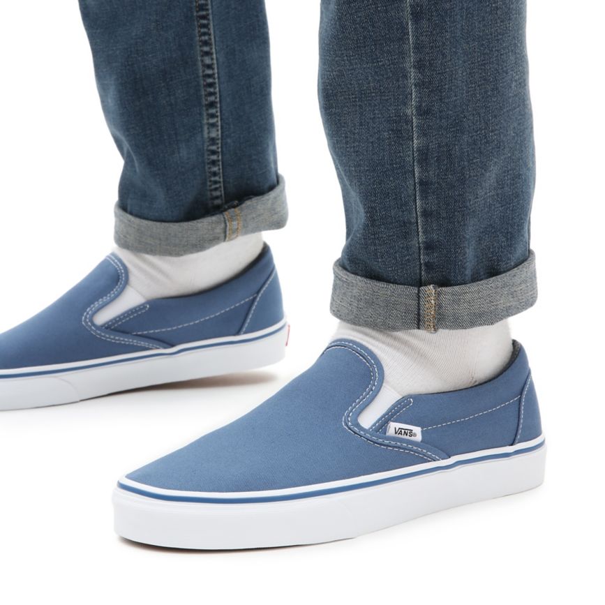 Vans κλασικα Slip-on παπούτσια σκουρο μπλε | VN307S0RU94