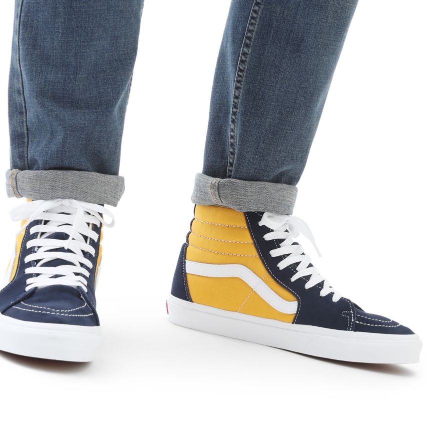 Vans κλασικα Αθλητικά Sk8-Hi παπούτσια σκουρο μπλε | VN258X1NI06