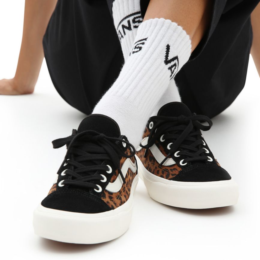 Vans σουετ Leopard στυλ 36 Decon SF παπούτσια μαυρα | VN838L9BZ82