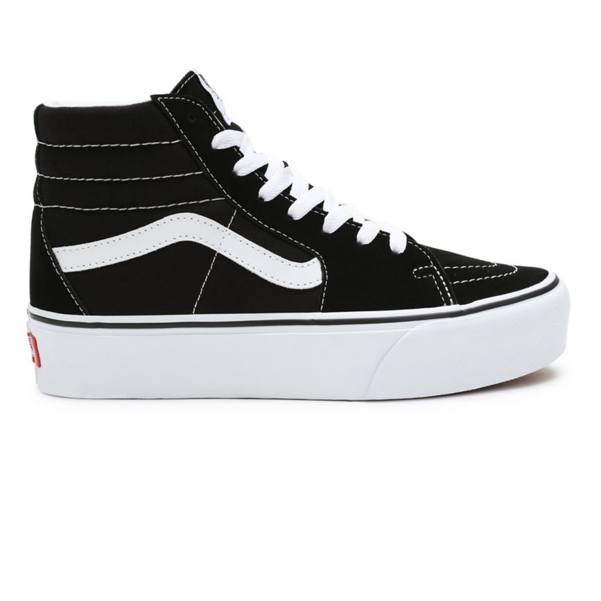 Vans σουετ Sk8-Hi flatforms 2.0 παπούτσια μαυρα | VN454D0WW33