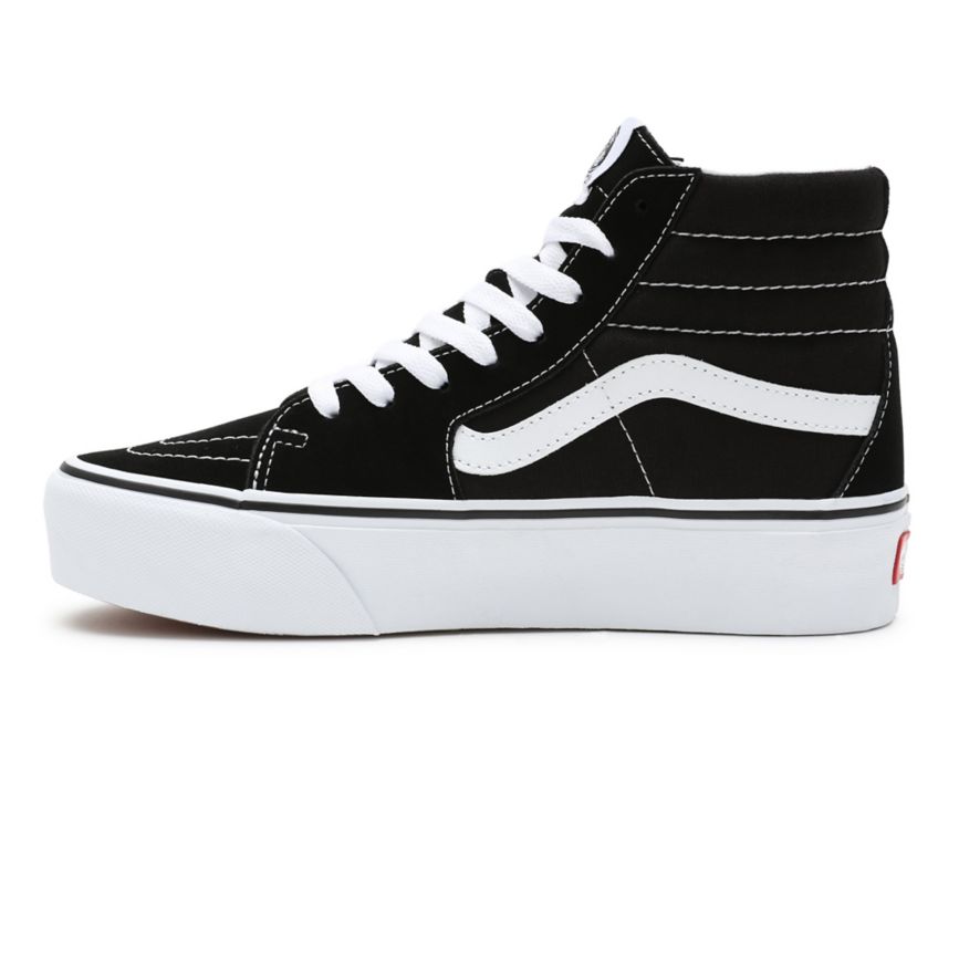 Vans σουετ Sk8-Hi flatforms 2.0 παπούτσια μαυρα | VN454D0WW33