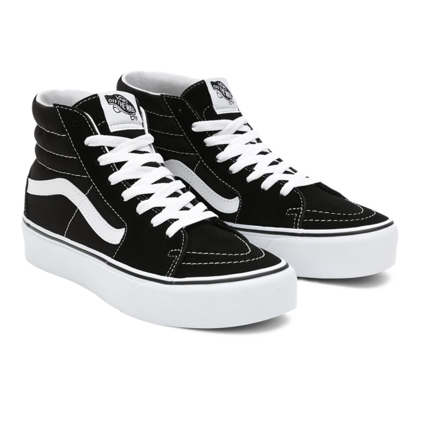 Vans σουετ Sk8-Hi flatforms 2.0 παπούτσια μαυρα | VN454D0WW33