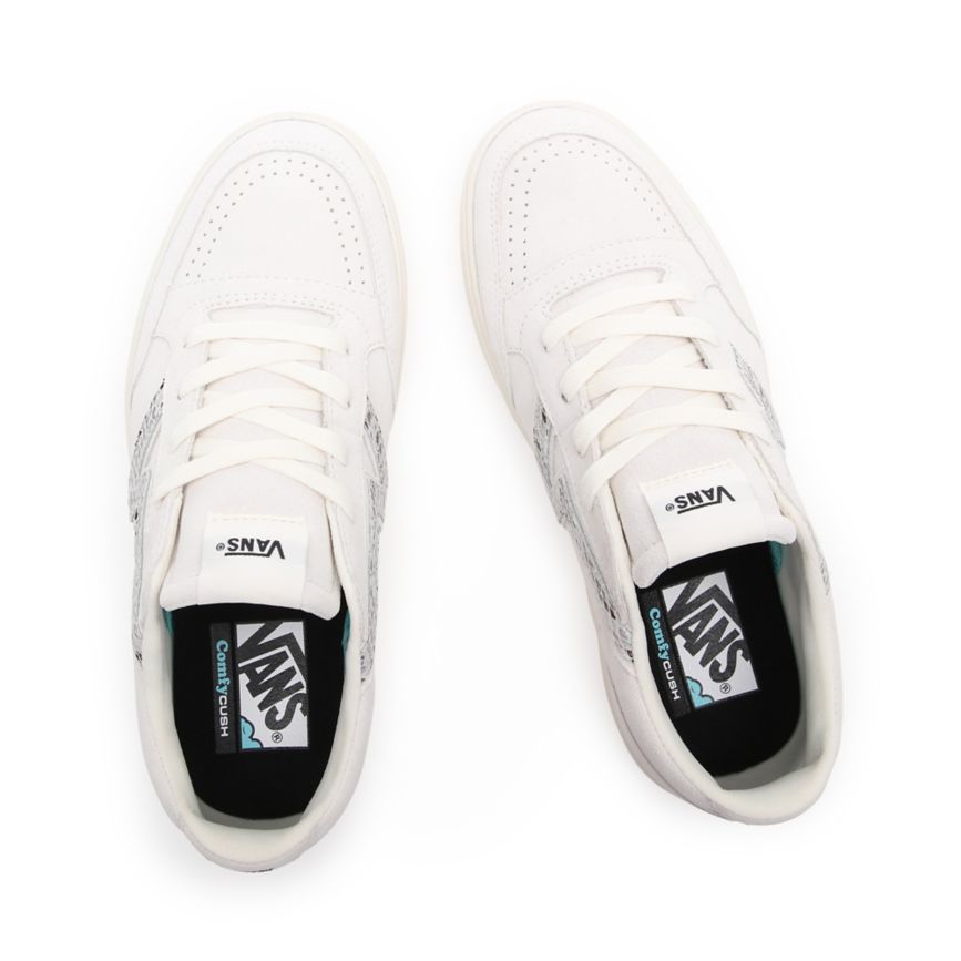 Vans σουετ Snake Lowland CC παπούτσια ασπρα | VN326V6NV46