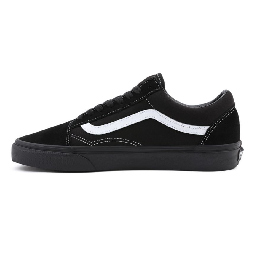 Vans σουετ καμβα Old Skool παπούτσια μαυρα | VN737V7AR28