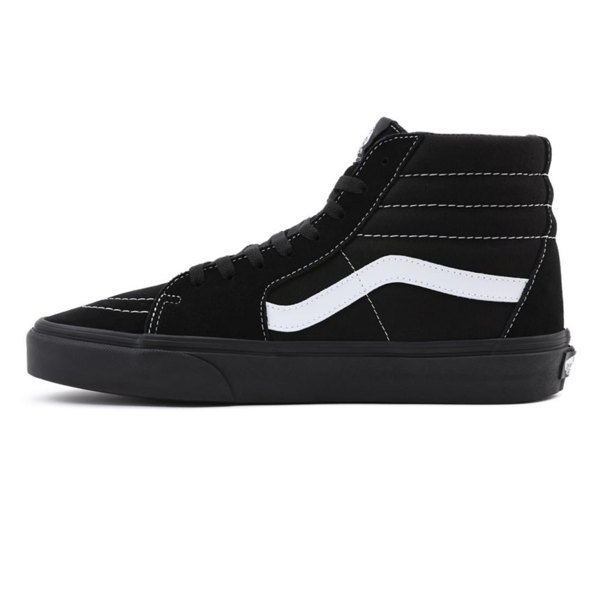 Vans σουετ καμβα Sk8-Hi παπούτσια μαυρα | VN710G7WB05