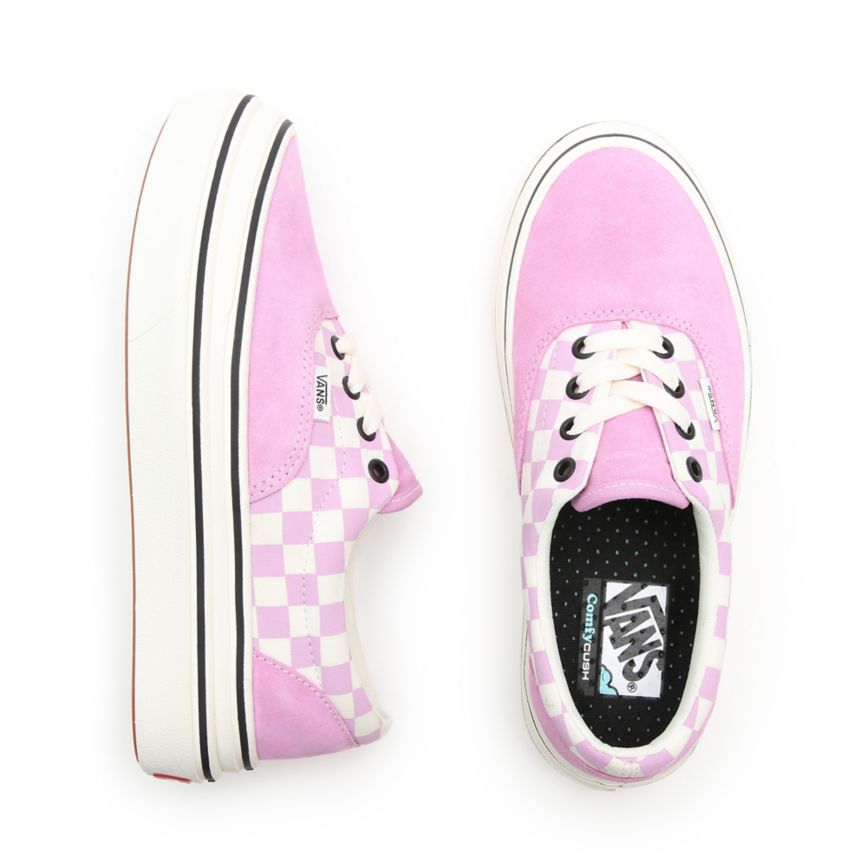Vans σουετ καμβα Super ComfyCush Era παπούτσια ροζ | VN049S8WG98