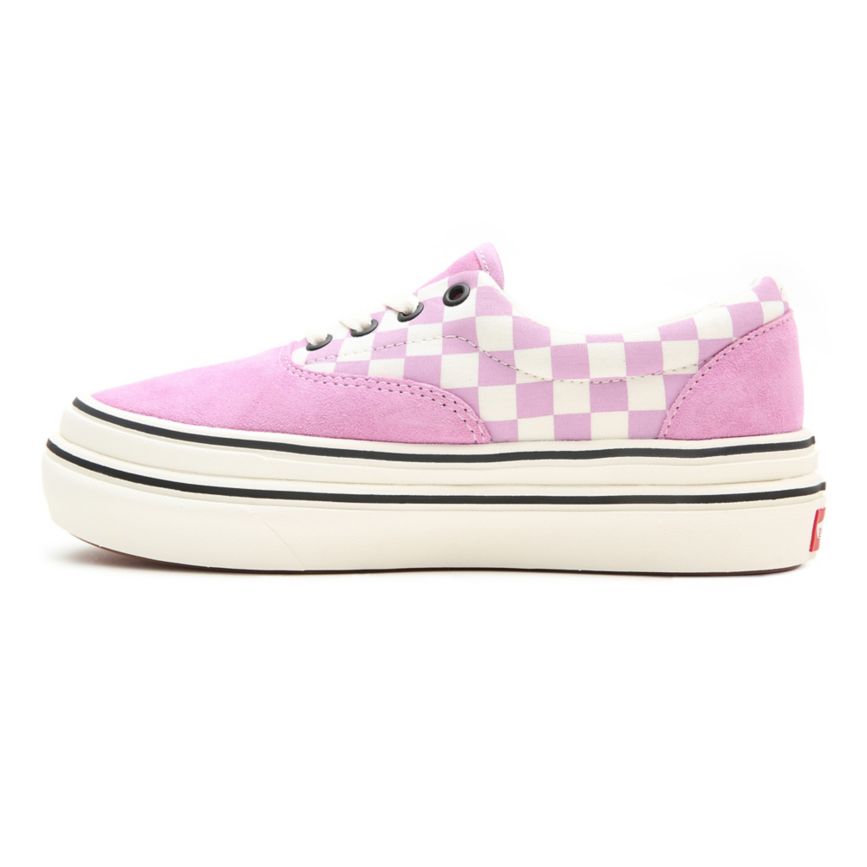 Vans σουετ καμβα Super ComfyCush Era παπούτσια ροζ | VN049S8WG98