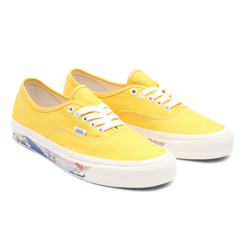 Vans Anaheim Factory Authentic 44 DX παπούτσια κίτρινα | VN361N1JQ80
