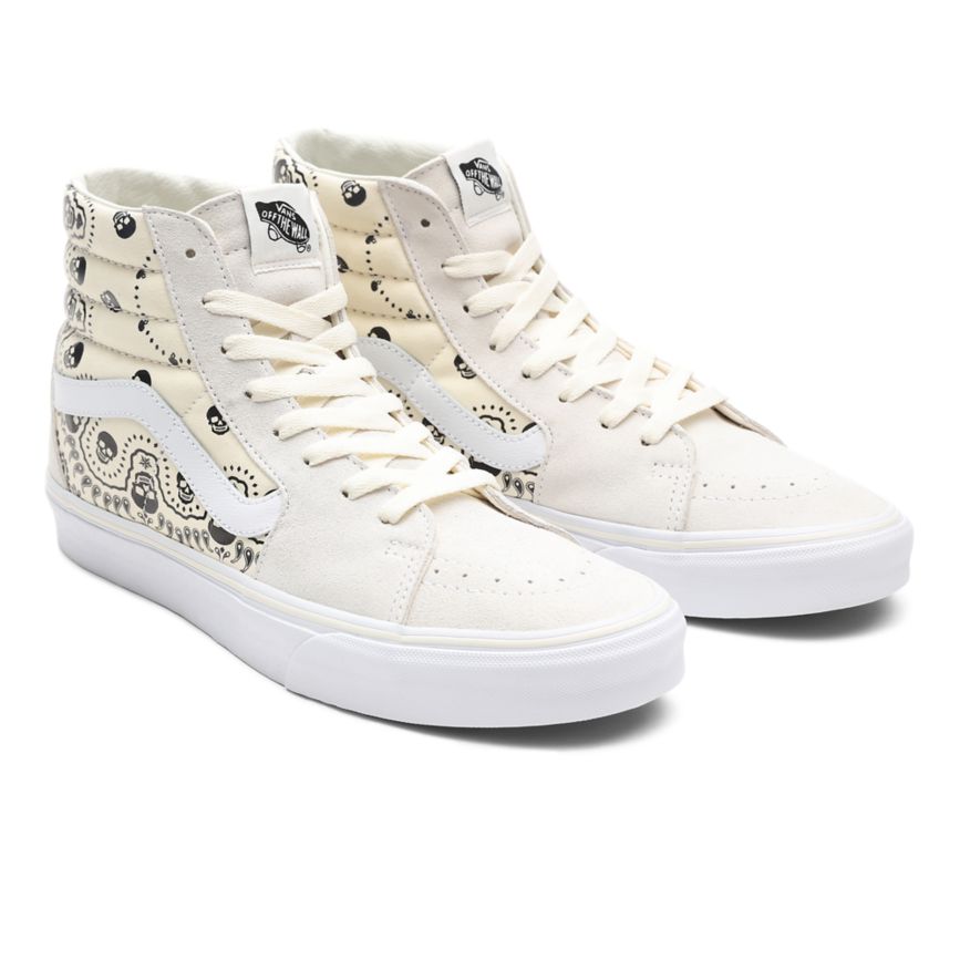 Vans Bandana SK8-Hi παπούτσια ασπρα | VN926L0ZI29