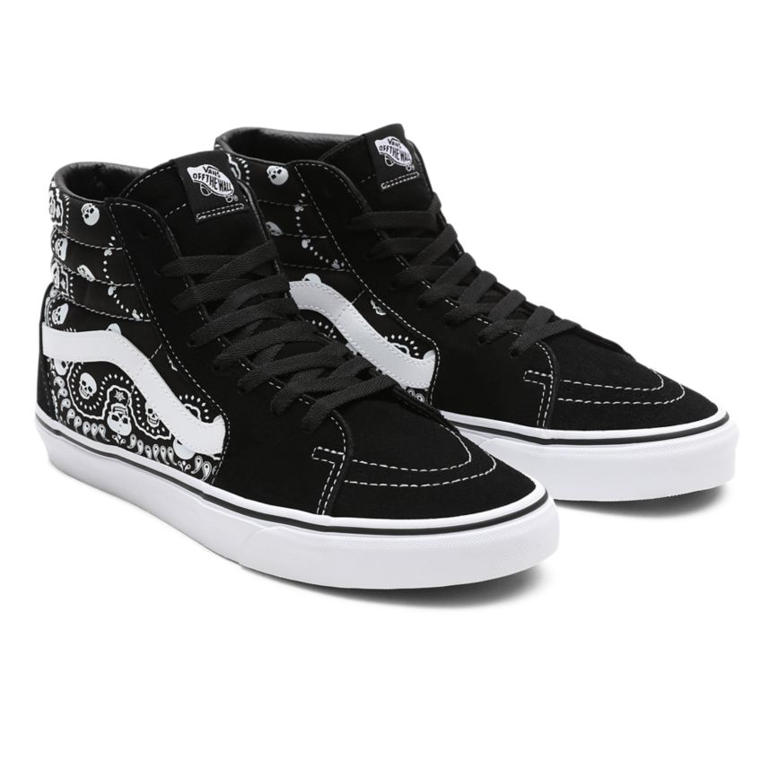 Vans Bandana SK8-Hi παπούτσια μαυρα | VN889R7HX37