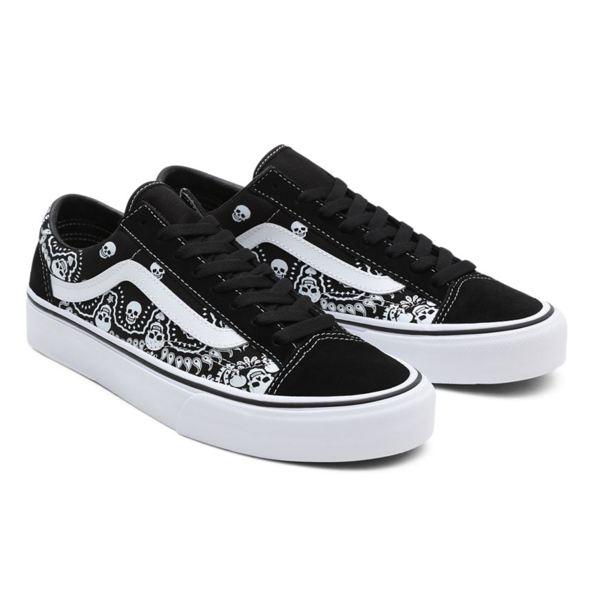 Vans Bandana στυλ 36 παπούτσια μαυρα | VN779Q2WK39